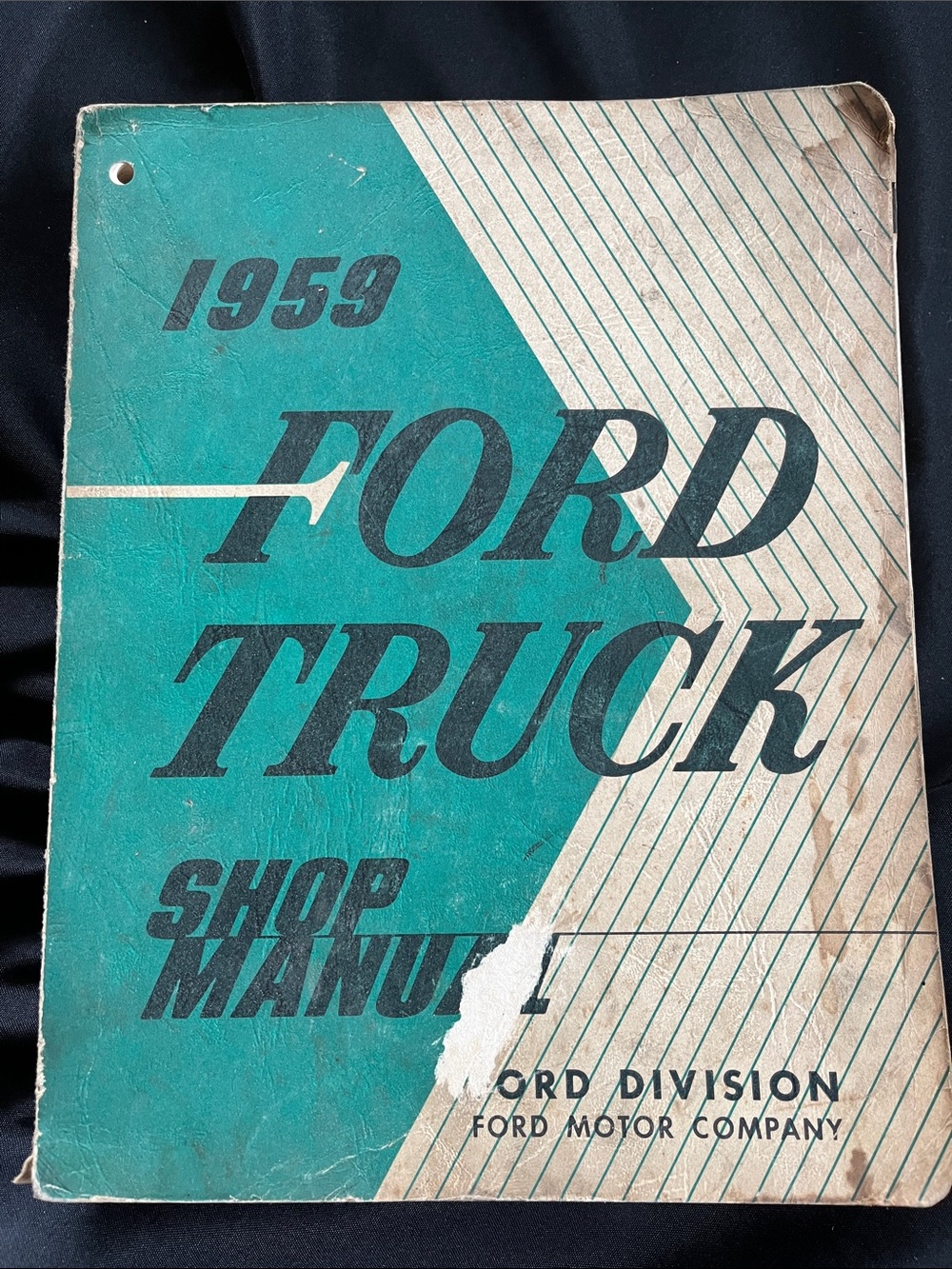 Vtg 1959 FORD Truck Shop Repair Manual (not a reproduction) OEM *READ*